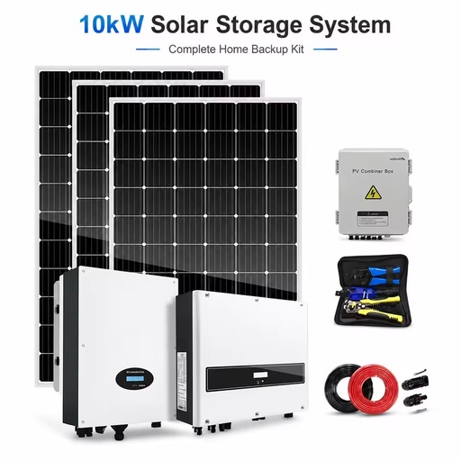 10kWComplete BESS Home LiFePO4 Battery Monocrystalline&Polycrystalline Solar Energy Storage System for 24/7 Power Backup