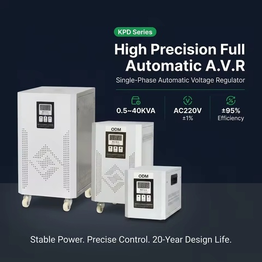 Single Phase Automatic AC Voltage Stabilizer 3KVA High Resolution Power Protection Regulator for Residential House