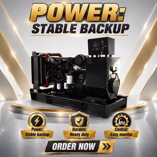 CE ISO 30kVA Diesel Generator Open Type 24 kW Generator Home Power Solution 3 Phase 400V with SmartGen Control System
