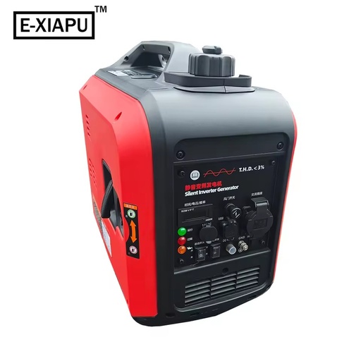 E- 2kva 12Volt DC Motor 4-Stroke AC Single Phase 230V Portable Home Electricity Silent Power Generator