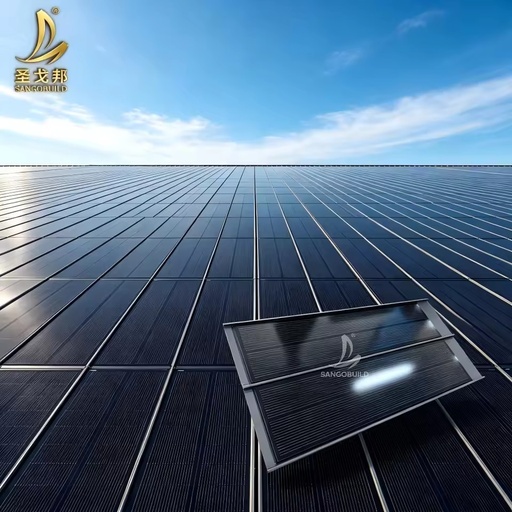 Waterproof Solar Shingle Roof Tile 120W Monocrystalline