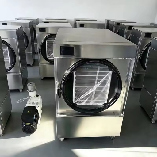 Small Compact Automatic Freeze Dryer for Kitchen Countertop Home Use PLC Pump Electric Heating Energy Saving for Fruits
