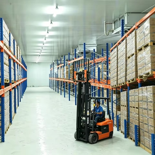 Industrial -30C Meat Logistics Cold Room Distribution Center with 1000HP High Power Cooling and CE Certified