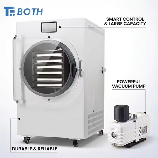 YFD-10 Mini Automatic Electric Household Freeze Dryer | Stainless Steel Food Preservation Machine 8-10kg Capacity | Small Scale