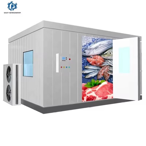 2025 Best Price Industrial Commercial Cold Storage Freezer Rooms Solar Option Copeland/Bizter Compressor Energy Saving for Ice