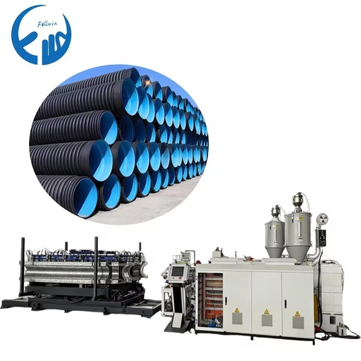 Hdpe pp Pe Double Wall Corrugated Pipe Extrusion Line Factory Direct Price for Drainage Sewage Pipeline System Cost Effective