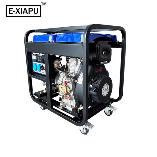 E- High-Performance 5kW Single-Phase Diesel Generator 188 Engine for Home Emergency & Commercial Use