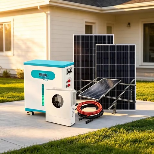 Portable Solar Power Station Home 10kWh Battery 6.2kW MPPT Inverter with Solar Panels Solar Generator Solar Energy Products