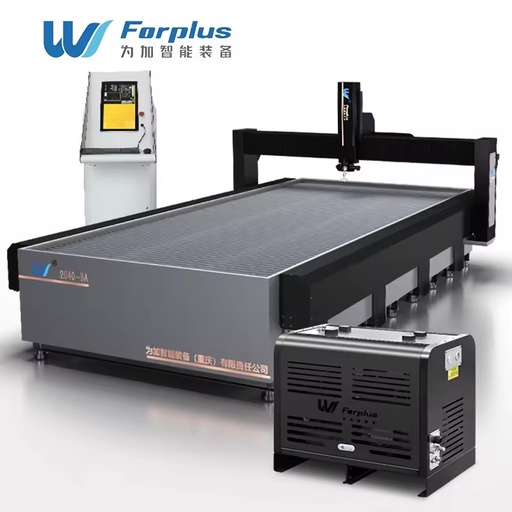 Forplus Water Jet Cutting Machine Cutting Aluminum and Aluminum Alloys.