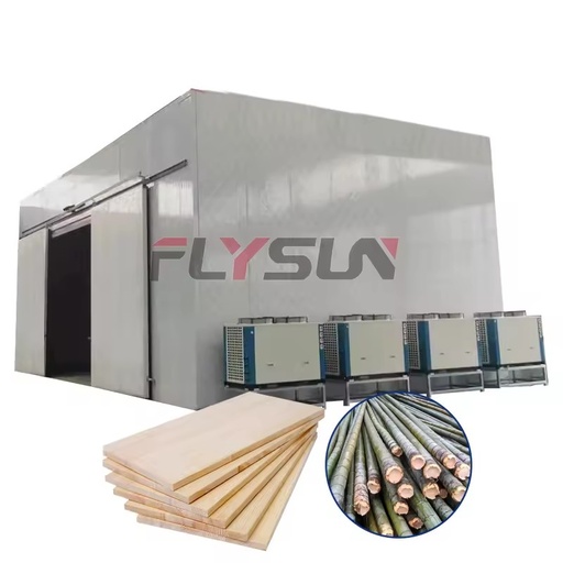 High Frequency Stainless Steel Gear-Driven Heat Pump Wood Drying Kiln Sawmill Dryer Plywood Veneer Drying Food Processing