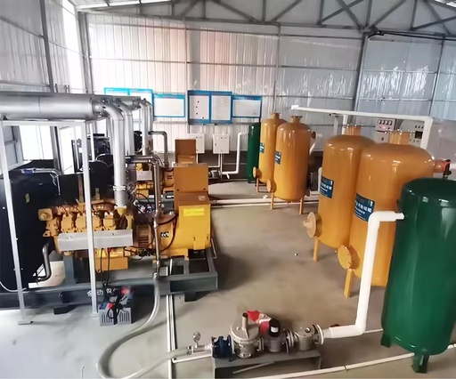 Cow Farm/Sewage-Treatment Plant Continuous 20kW Biogas Generator 95% Efficiency Water Cooled 24V DC Electric Start IP23 180A