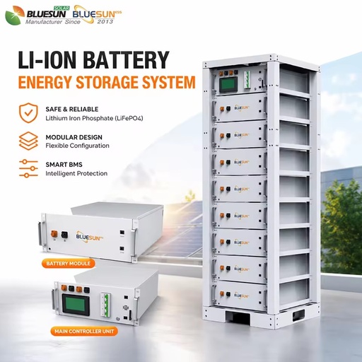30KW Off Grid PV System Indoor Outdoor 54kWh Lithium Battery Complete Solar Power Storage System