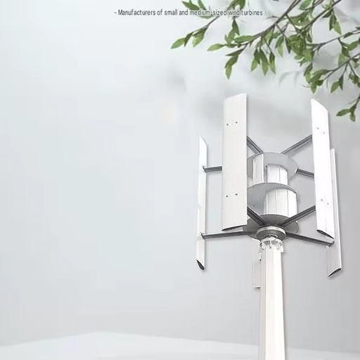 300w-600w Off-Grid Wind Turbine Generator | Low-Noise Operation | for Home Cottage Vertical Axis Wind Turbine Generator