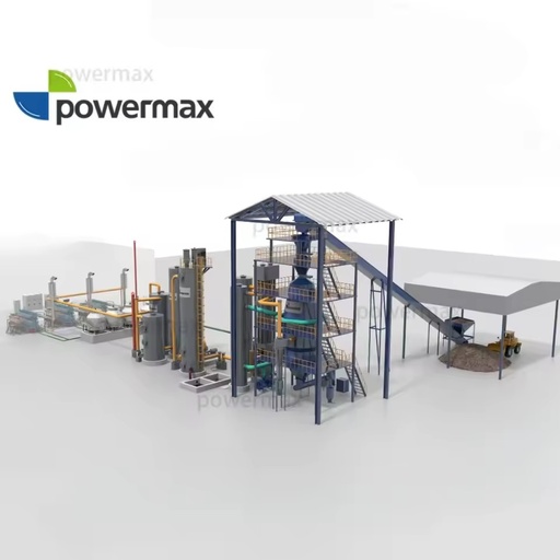 Biomass Gasification and Pyrolysis Power Plant Equipment Including Gasifier System for Syngas and Electricity Generation