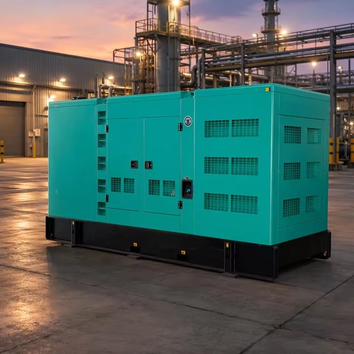 Commercial 3-Phase GERALL Emergency Diesel Generator 728kW 910kVA 50/60Hz Multi-Voltage (230V/480V) Low Auto Start Silent Type