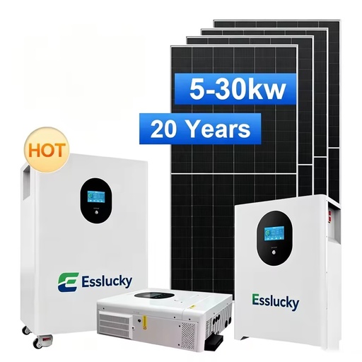 Rooftop Power Solar System Home 3KW 5KW 10kw 12kw 20kw 30kw 40kw 50kw Solar Panels Lithium Battery Hybrid Energy System Kit
