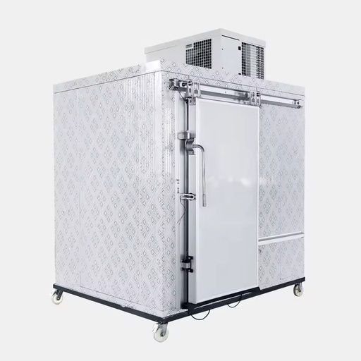 Customized High Efficiency Walk-In Freezer Cold Room Storage 150mm Panel Thickness Easy Operate Solar Sanyo Copeland for Bitzer