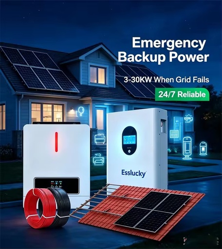 15KW 10KW Off-Grid Solar Energy System Polycrystalline Silicon Panels MPPT Controller Lithium Ion Battery for Home Use