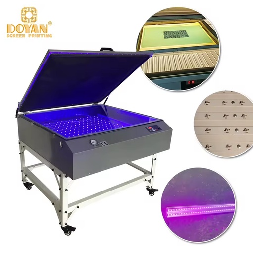 New Customized Size Base Tabletop Precise 100*120cm Semi-Automatic 220V Vacuum LED UV Plate Exposure With Base