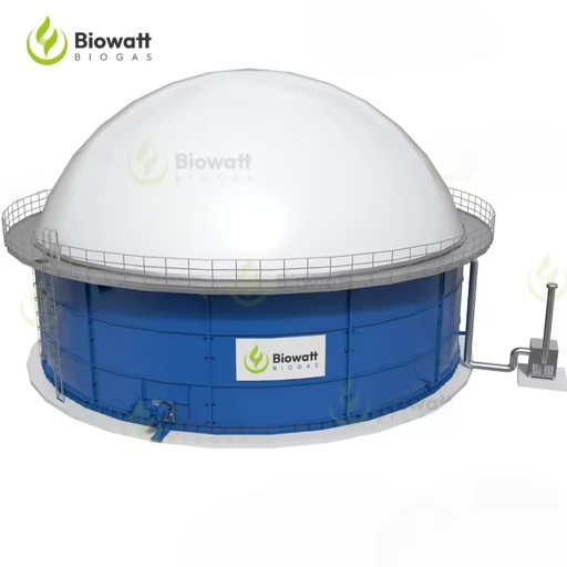 Industrial Scale Continuous Flow Anaerobic Digestion Biogas Plant for Renewable Electricity Generation and Methane Production