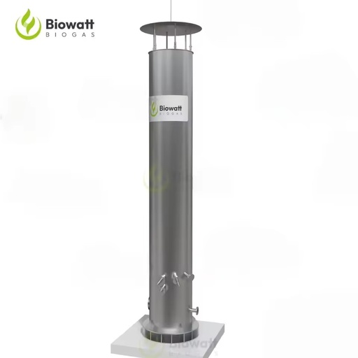 Farm Biogas Power Plant System for Animal Waste Cow Dung Pig Manure to Methane Gas and Electricity Production