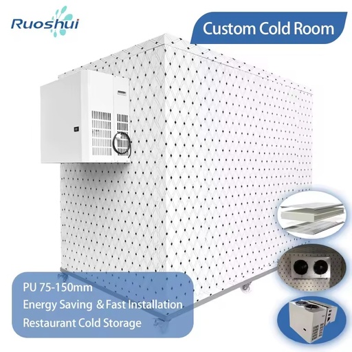 Freezer with Walk in Cooler Refrigeration Unit for Food Storage in Home Hotels Restaurants Retail Cold Room