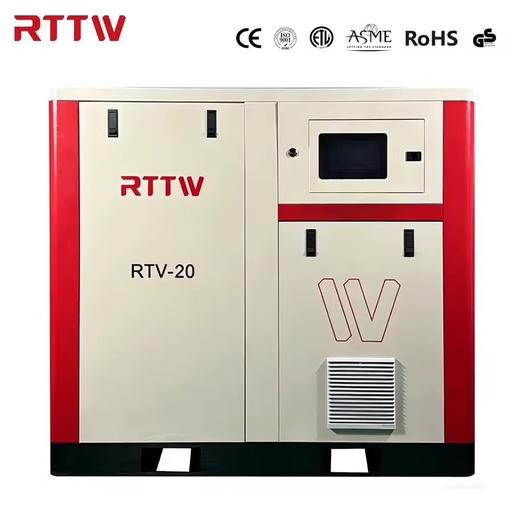 RTTW Factory Direct 15KW 20HP Permanent Magnet Air Compressor 2.2m³/min 8Bar 116Psi for Industrial Use