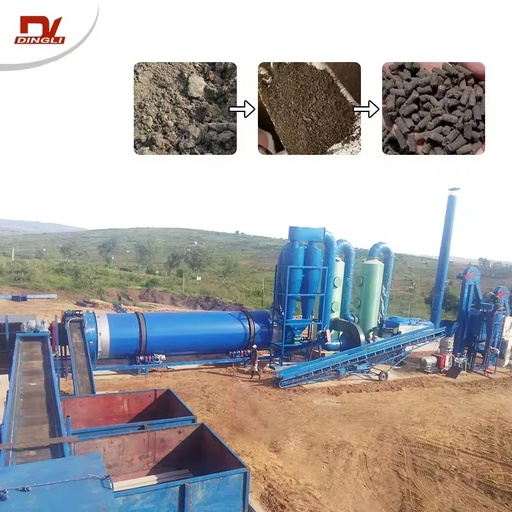 Industrial Manure Drying Equipment for Chicken Manure, Cow Dung and Other Animal Manure