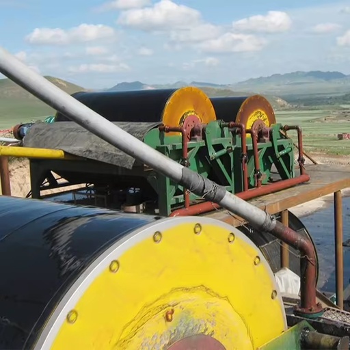 Energy Saving CTB Drum Magnetic Separator Permanent Magnet Iron Ore Separator with CE Certificate