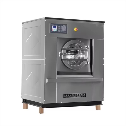 Industrial Grade Commercial Washing Machine 20kg Capacity 304 Stainless Steel Drum Quick Wash 30min for Hotel Laundry