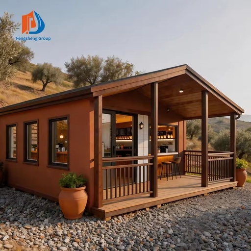 Fully Furnished Prefab Tiny House 20ft 3 4 Bedroom Prefabricated Modular Houses With Water Electricity Interface