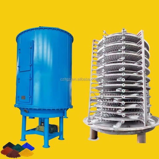 Vertical Disc Vacuum Dryer Graphene Precursor Industrial Grade Energy Saving Evaporation Technology Solid Yield PLC Gear
