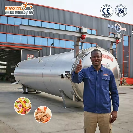Heavy Duty Industrial Strength Food Processing Stainless Steel Energy Saving Automatic Vacuum Freeze Dryer Equipment for
