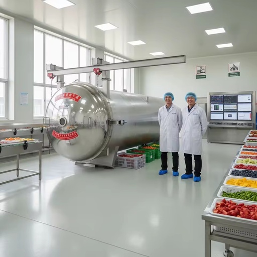Stainless Steel 304 Vacuum Energy Efficient Machine for Freeze Dried Fruit Strawberry Blueberry Banana ISO9001, Factory Direct
