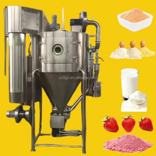 Centrifugal Spray Dryer 25Kg/H Lab Pilot PLC Control Stainless Steel Construction for High Productivity Powder Drying