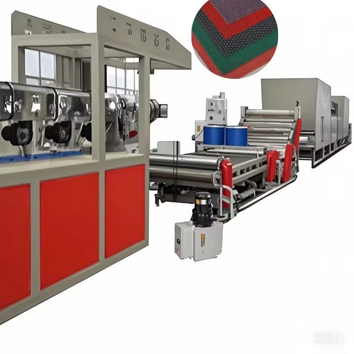 Anti-slip Double Color PVC S Flooring Mat Hollow Mat Extrusion Machines PVC Zigzag Mat Extruder Machine
