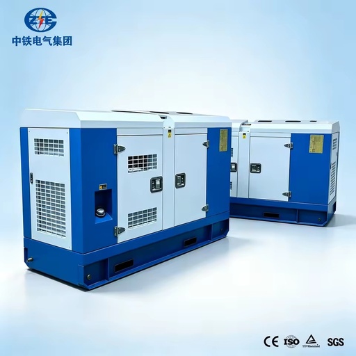 Three Phase Diesel Generator Set 1500RPM Maintenance Free 50Hz Low Noise for Factory Production Line