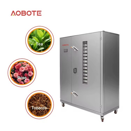 Commercial 180kg Automatic PLC Controlled Heat Pump Food Processing Dehydration Herbs Tea Rose Eco-Friendly Drier Cabinet