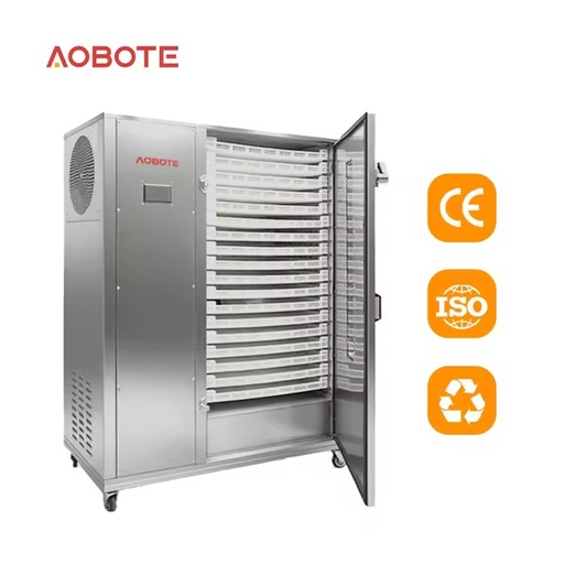 Automatic 180kg Home Dehydrator Oven 304 SS Sardine Dryer with PLC Heat Pump Drying Machine for Food Processing