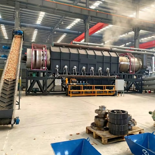 Advanced Coconut Shell Rice Husk Biomass Carbonization Briquetting Line Carbonization Furnace 1-5t/h CE ISO9001 Certified