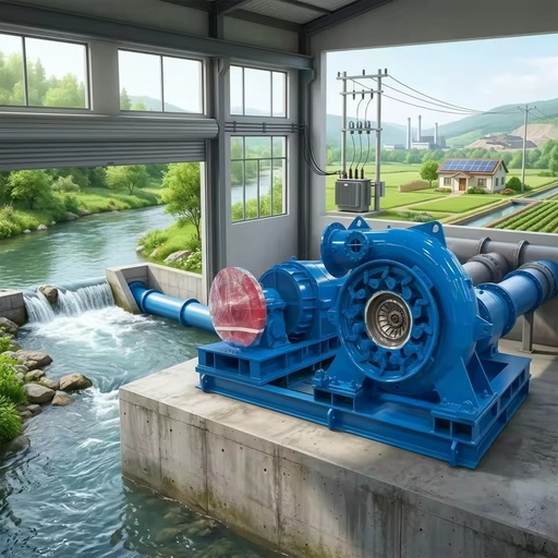 Renewable Energy200kw Water Turbine Generator Mini Hydro Generator Small Power Water Turbine Low Head Turbine