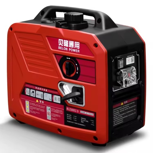 24V Gasoline Generator 2KW Silent Petrol Generator With 6L Fuel Tank for Truck Backup Remote/Bluetooth Start Electric Start