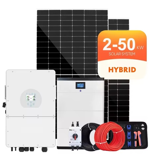 Whole House 3 Phase off Grid Stackableall in One Plug and Playsolar System 3kw 10kw 12kw Solar Power System Complete Hybrid Set