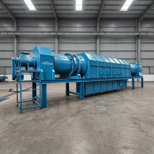 Industrial Efficient Continuous Carbonization Furnace Produces High Grade Charcoal From Wood Chips Straw and Bamboo Biomass