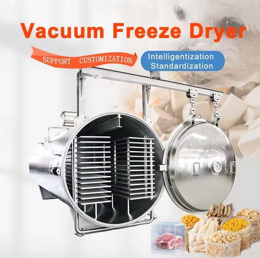 High Quality Shelf Food Ginger Power Vacuum Freeze Dryer Drying Lyophilizer Lyophilization Price