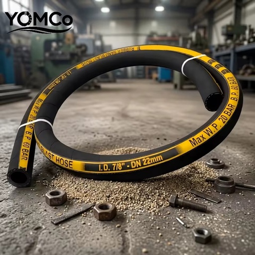 Long Life Industrial Sandblast Pipe Reinforced Tube Fiber Braid Natural Rubber for Bridge Steel Structure Cutting