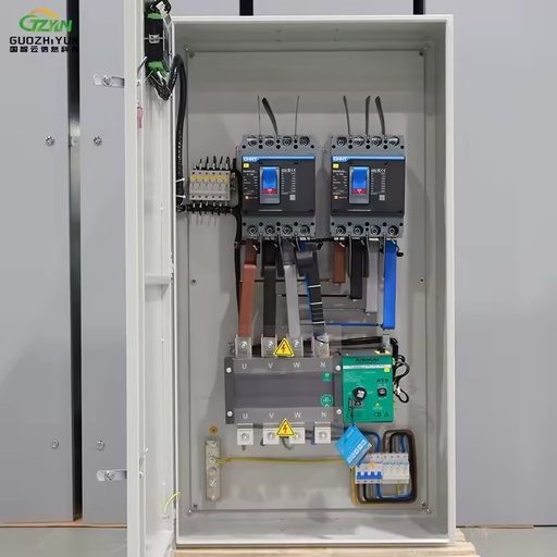 Industrial Grade 400Amp Solar Dual Power ATS Cabinet Complete Generator Transfer Switch Cabinet for PV Power Systems