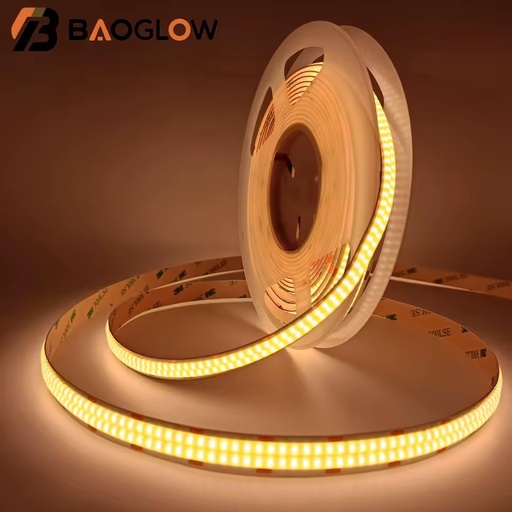 COB 600LEDs Smart LED Strip Light DC 24V 24W/M Soft Light High Brightness Lamp Double Row Suspension Lighting