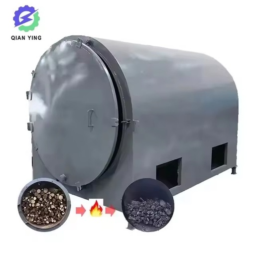 Wood Charcoal Carbonization Oven Environment protection Continuous Carbonizing Furnace