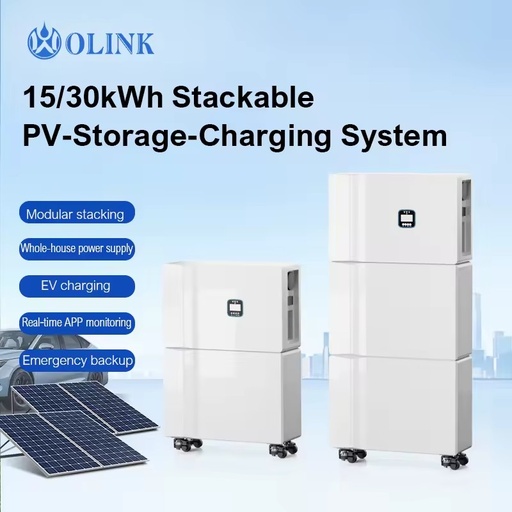 OLINK 15KW 30KW Charger Battery Energy EV Charger 7kw Photovoltaic Input APP WiFI Solar Ev Charging Station